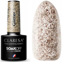 Claresa Hibrid lakk Glitter 3 5ml (5902846079439)