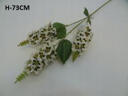  3X Mesterséges szarkaláb ág 74cm Művirág pikk-pakk virágos kiegészítő (OSTRÓŻKA)