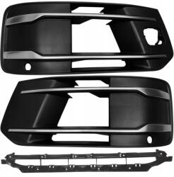 Mertt Kpl x2 Atrapa rácsvédő kupak Bal Jobb Audi Q7 4M 15-19 normál Pdc