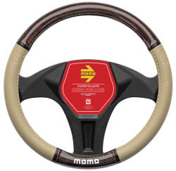 MOMO kormányvédő SWC LUXURY WOOD BEIGE M (SWC0LXBEW)