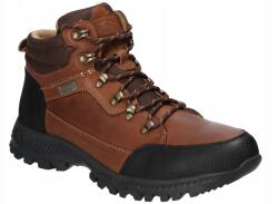 American Club CY129 Bélelt Trapéz Téli Cipő Férfi Bőr Barna 43 (CY129)