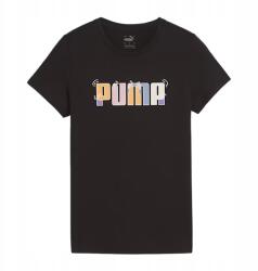 PUMA Női póló Puma Ess+ Graphic Tee puma black Xs