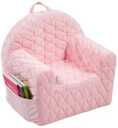 Albero Mio Gyermekfotel Velvet - rózsaszín