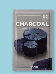 The Saem Mască naturală cu cărbune Natural Charcoal Mask Sheet - 21 ml / 1 buc Masca de fata