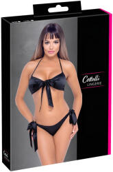 Cottelli Collection - bikini fazonú melltartó szett (fekete) (22140161111) - bujaalmok