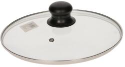 Net-Pol Fedél Üveg Fedél Acélbetéttel 26cm Serpenyő Edényhez (5901583529405)