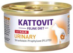 KATTOVIT Feline Diet mit Kalb Urinary 85g (cicáknak, borjú ízesítésű, húgykő-képződés megelőzésére)