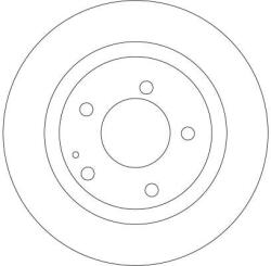TRW Féktárcsa Mercedes Első W168 A-osztály