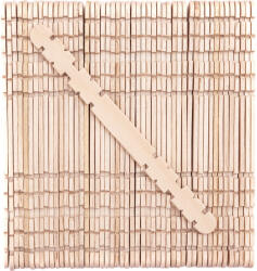 Fa Spatula Barázdált 114x10 mm Natúr 50 Darab/Csomag (KSPA008)