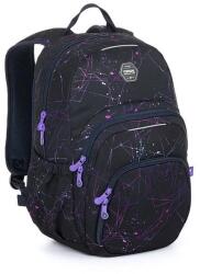 Topgal ergonomikus iskolatáska hátizsák SKYE - Purple Abstract (SKYE 24031) - gigajatek