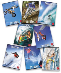 Pigna Füzet A/5 42 Lapos Négyzetrácsos Extreme Vegyes Minta (P11110325)