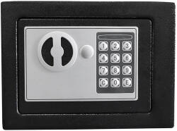 Tracer Compact Guard, LED, PIN-kódos kezelés, Biztonsági kulcs, Acél, Fekete-Fém, Elektronikus széf (TRASEJ47640)