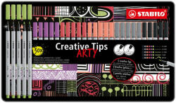  Stabilo Creative Tips Arty Pastel 30 Darab/Készlet Fémdobozos (S89306220)
