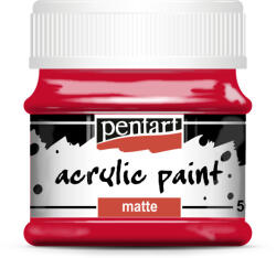 Pentart Akrilfesték Matt 50 ml Piros (PC13117)