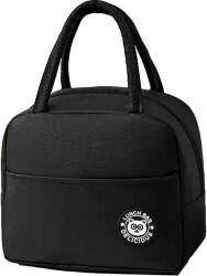  ételhordó Táska- Szigetelt- Fekete- (uj34492)