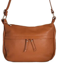 Made In Italia Almanda valódi bőr női táska barna színben keresztpántos (na-998-brown)