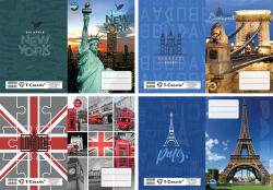 T-Creativ Füzetborító Betétes A/5 Cities (N12068TCI)
