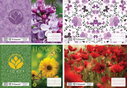 T-Creativ Füzetborító Betétes A/5 Flowers (N12068TFL)