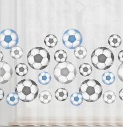  Fiú Ifjúsági Függöny Labdákkal Kék 400x155 (64678)