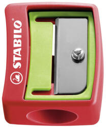 STABILO WOODY 3 IN 1 Hegyező Extra Vastag Ceruzához 2 Féle Színben Zöld-Piros (S454812)
