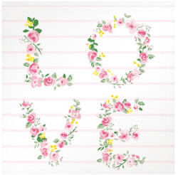  MFP Szalvéta 33x33 cm 3 Rétegű 20 lap/Csomag Love (MFP2011004)