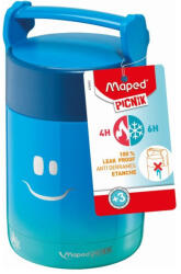 Maped Picnik Duplafalú Ételtartó 350 ml Rozsdamentes Acél Kék Concept Kids (IMA876003)