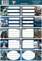 T-Creativ Füzetcímke 10 Darab/Ív Boys (N13049TBO)