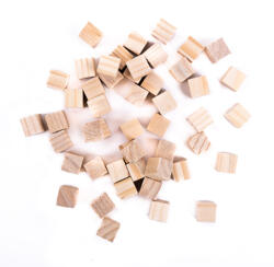  DP Craft Fa Kockák 1, 5x1, 5 cm 49 Darab/Csomag Natúr (GRKO099)