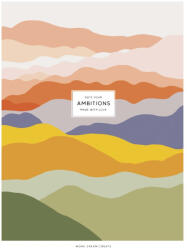 Shkolyaryk Publishing House Füzet A/4 40 Lapos Négyzetrácsos Ambitions Vegyes Minták (SB405228K)