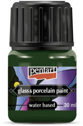  Pentart Üveg- és Porcelánfesték 30 ml Zöld (PC21342)