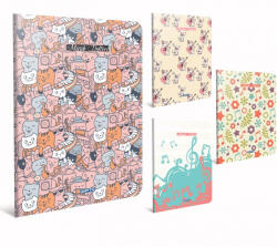 GIPTA Hangjegyfüzet A/4 40 Lapos Music Book Vegyes Minta (BP150041290)