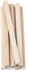  DP Craft Fa Pálcika Szögletes 10 mm 8 Darab/Csomag Natúr (KSPA014)