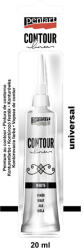  Pentart Kontúrozó Festék 20 ml Fehér (PC10136)