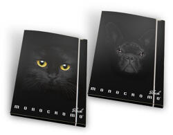 Pigna Gumis Mappa A/4 Monocromo Black Vegyes Minta (P21101325)