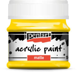 Pentart Akrilfesték Matt 50 ml Sárga (PC1153)
