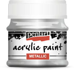 Pentart Akrilfesték Fényes 50 ml Ezüst (PC2217)