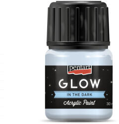Pentart Akrilfesték Sötétben Világító 30 ml Kékeszöld (PC16486)