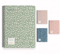 GIPTA Spirálfüzet 17x24 cm 120 Lapos Vonalas INDX Vegyes Minta (BP153902120)