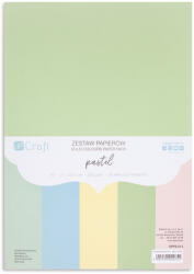  DP Craft Dekorkarton A/4 220 gramm Pasztel Árnyalatok 20 Ív/Csomag (DPPS014)