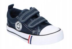 American Club LH35 Eredeti Gyerek Cipő, Tépőzáras, Sötétkék (navy) 27 (LH35)