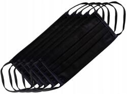  Többször felhasználható Maszk Fekete, drótos Pamut 5x (9-0036)