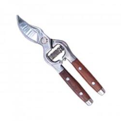 MUTA Metszőolló kovácsolt 22cm polírozott penge fa nyéllel Muta (48-14104)