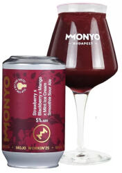  Monyo MOJO WORKIN'25 STRAWBERRY X BLACKBERRY X MANGO X MINT 5% 0, 33l - drinkair