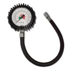 GAV keréknyomásmérő manométer 0-12bar tömlővel 60F (060207-0007)