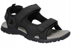 American Club RL163 Eredeti Flip-flop Papucs Robusztus Férfi Tépőzáras Szandál Fekete 46 (RL163)