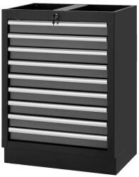 Swe Szerszámos szekrény Bq 9 fiókos zárható acél (swe_006417)