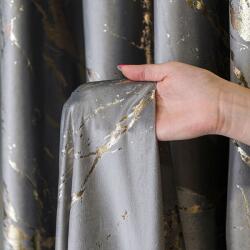  Szürke Velúr Szalagfüggöny A Nappaliba Kész Rövidítés 140x250 6425 (45345)