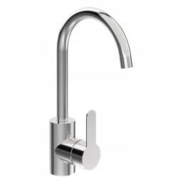 ANW HOME Konyhai csaptelep 340 mm szálcsiszolt acél Króm Inox Kiváló minőség (3411634142238)