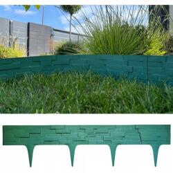 GardenPlast Palisada gyepszegély Stone 0, 8mb zöld Kerti (gardenplast zielony)