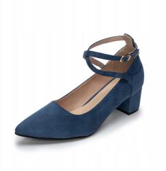  Plilima Női Kék Magassarkú Cipő Pánttal 37-es Méret (B0CXDX6SQ8)